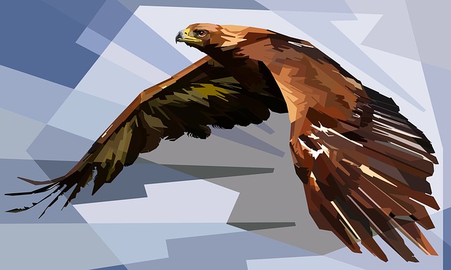 Tier, Bunt, Dekoration, Adler, Design