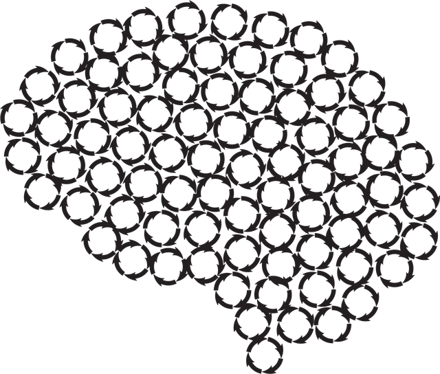 Free brain ruminate anxiety vector
