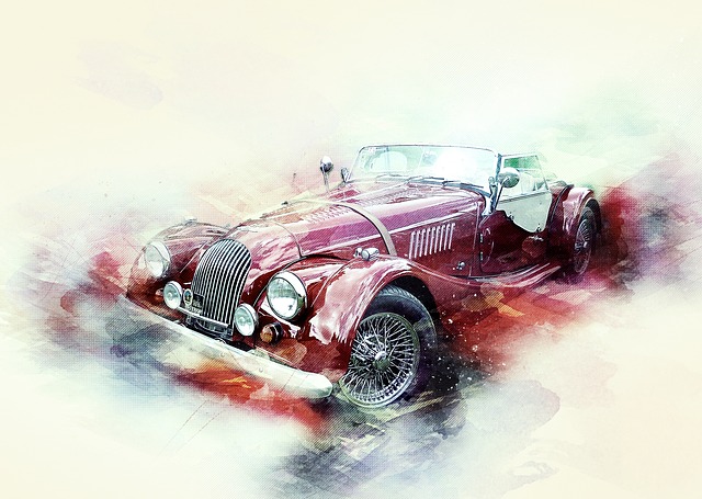 Free austin triumph old illustration