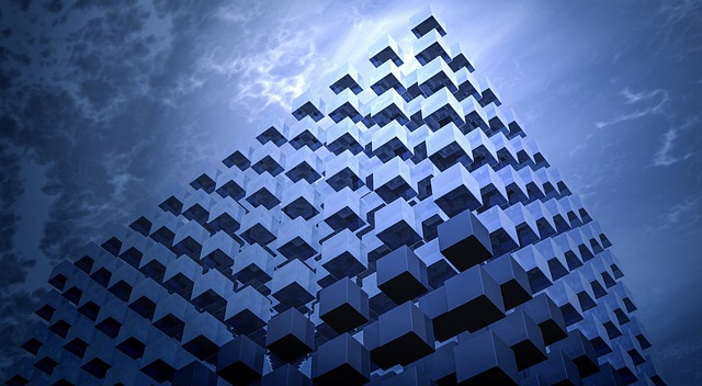 Free dice cubes architecture illustration