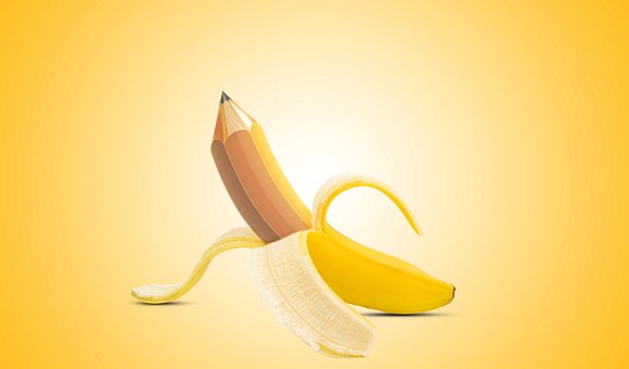 Free Banana Pencil photo and picture