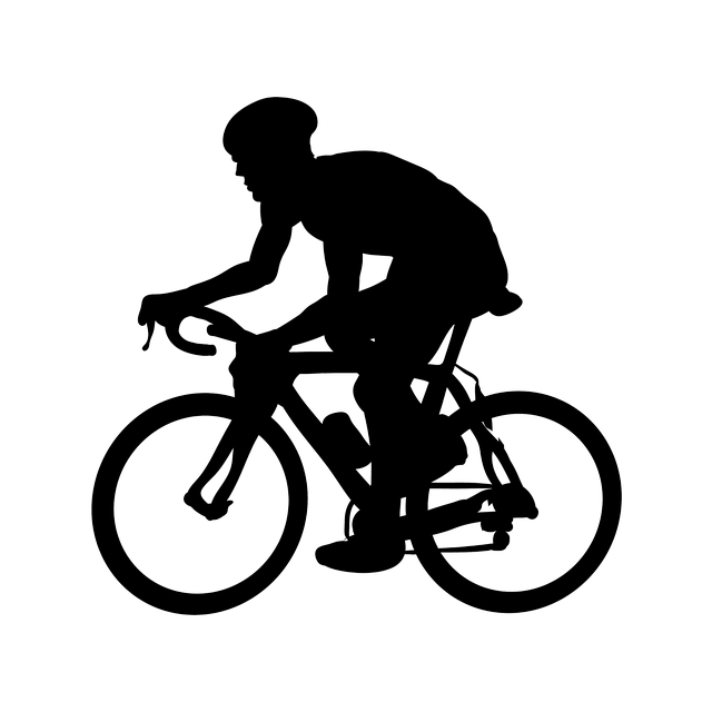 Free bicyclist bicycle bike illustration