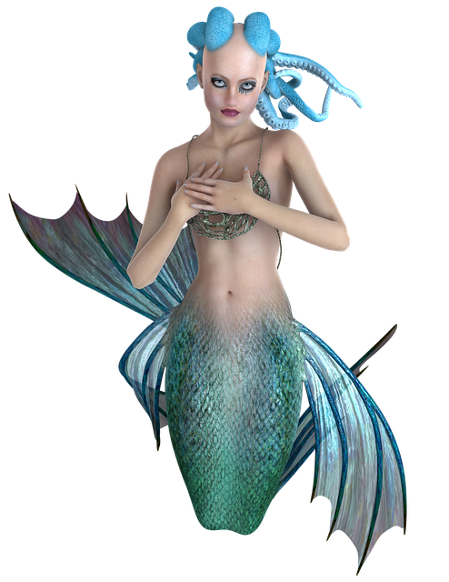 Mulher, Fêmea, Sereia, Natureza, Agua