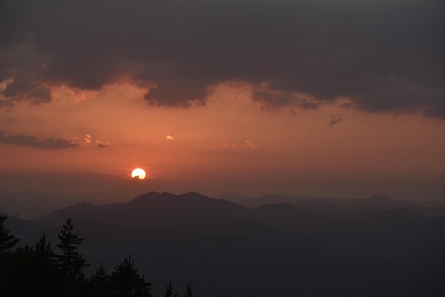 Sol, Pôr Do Sol, Nuvem, Natureza