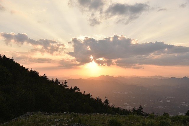 Sol, Pôr Do Sol, Nuvem, Natureza