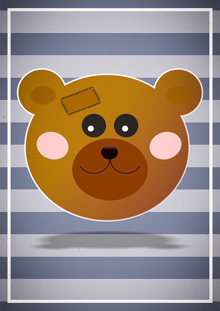 Bär, Tier, Kinderzimmer, Lustig, Plakat