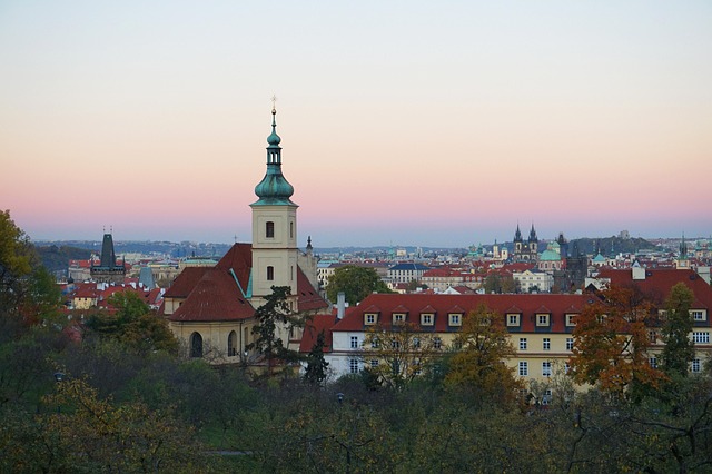Free Sunset Prague photo and picture