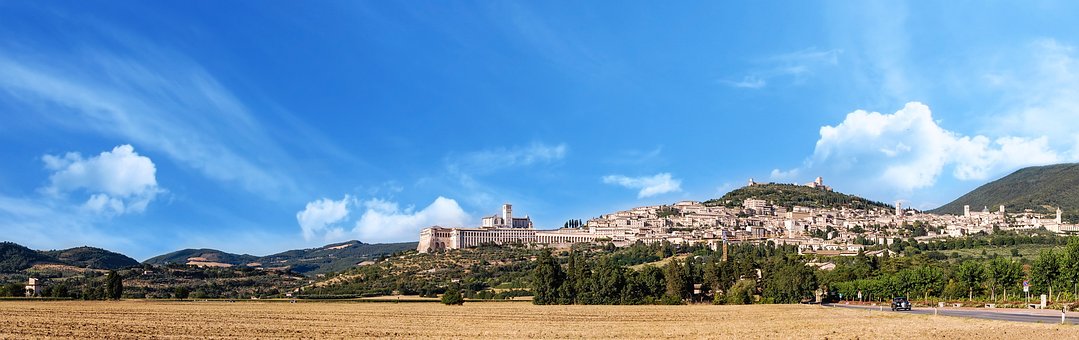 Assisi, Bức Tranh Toàn Cảnh, Ý, Umbria