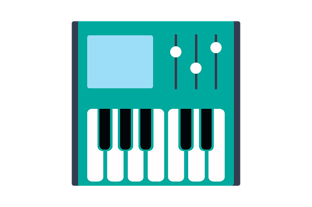 Free player piano music illustration