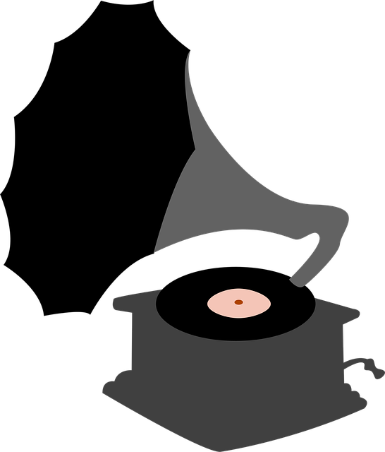 Free Record Music vector and picture