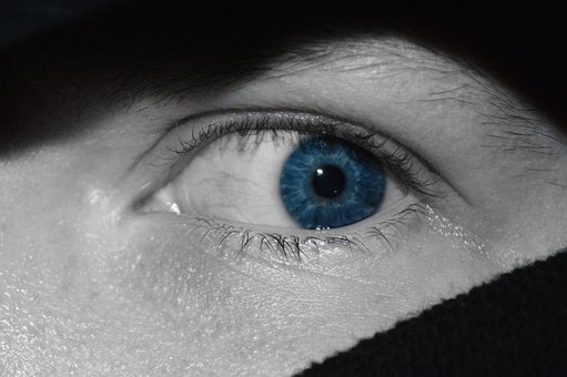 Tæt På, Øje, Person, Blå, Kvinde, Ansigt