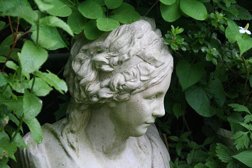 Free Woman Bust Garden photo and picture