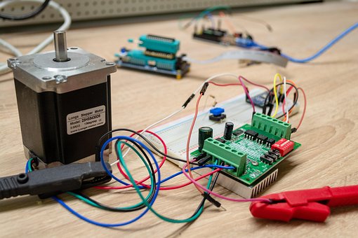 Free Electronics Stepper Motor photo and picture