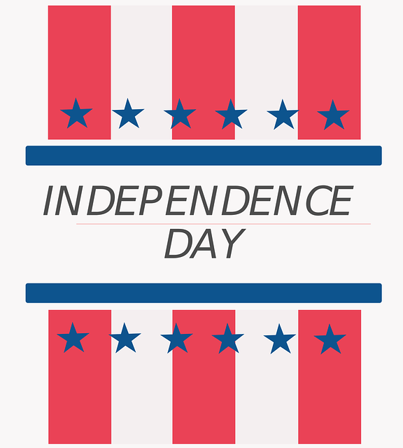 Free day independence july vector