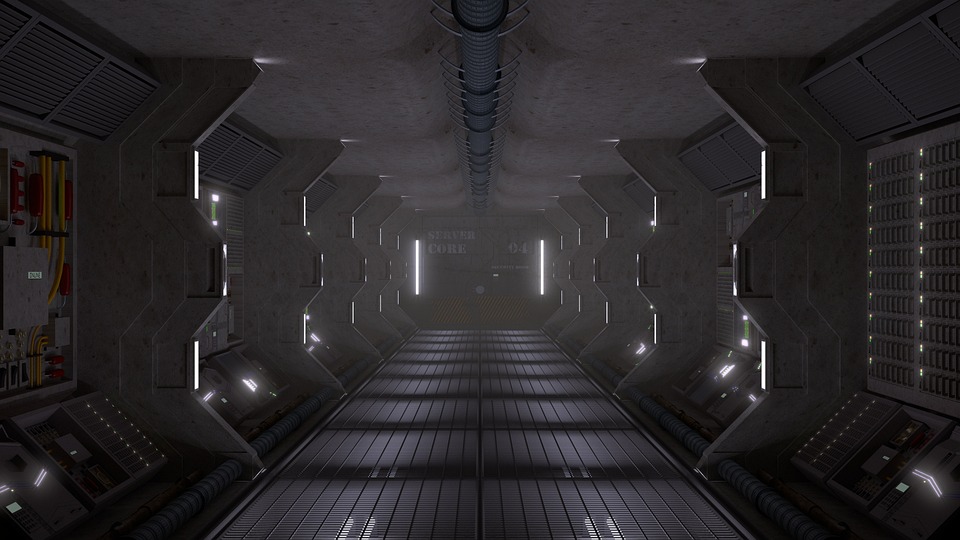 Sci-Fi, 宇宙船, 近未来的な, 将来, 技術, 3 D