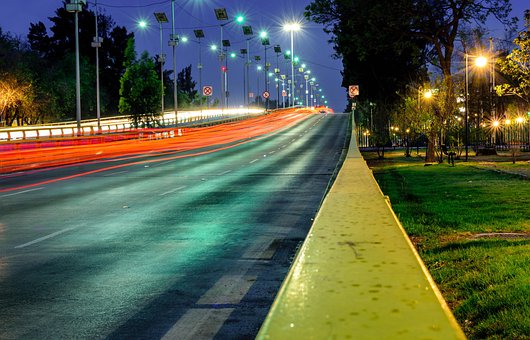 Stadt, Nacht, Lange, Die Architektur