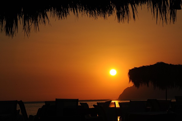 Sol, Kefalonia Ø, Solnedgang