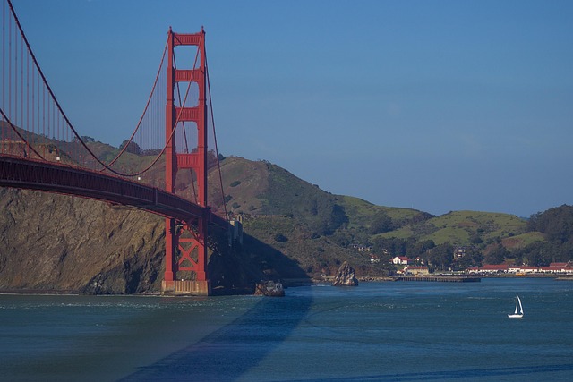 Free Goldengate Blue Sky photo and picture