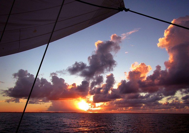 Free Sunset Sailing photo and picture