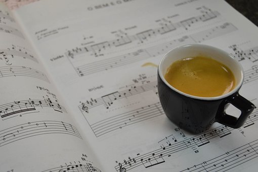 Free Coffee Music Sheet photo and picture