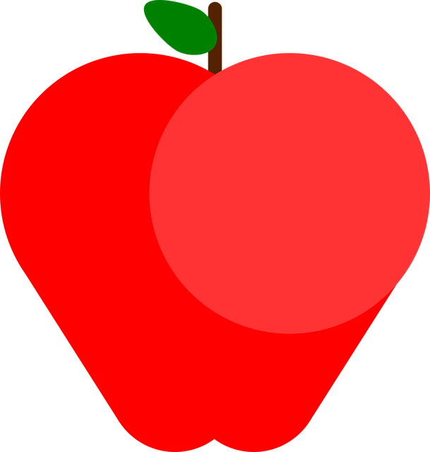 Free Apple Fruit vector and picture