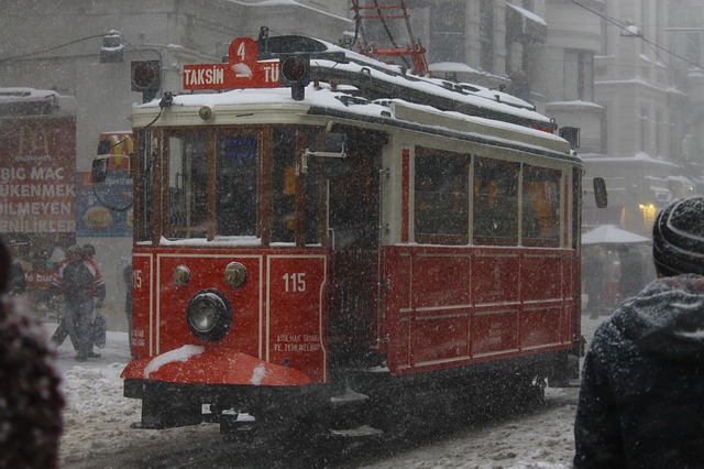 Free Tramway Istiklal Street photo and picture