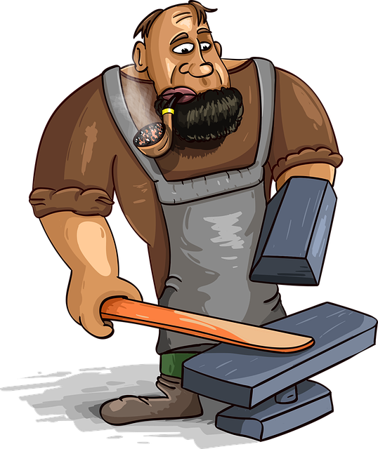 Free blacksmith forge iron vector