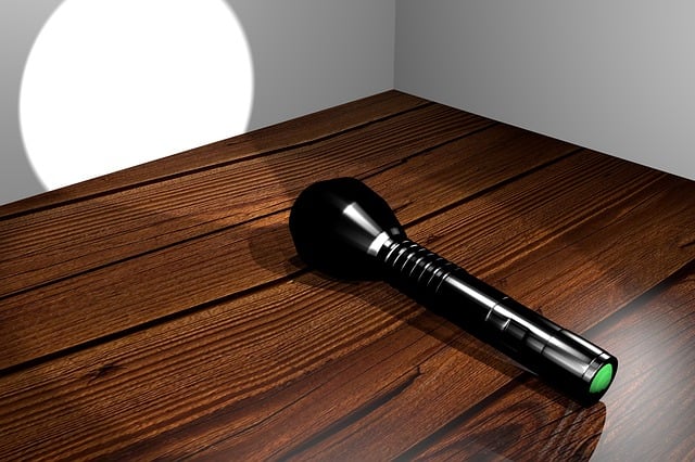 Free flashlight desk spotlight illustration