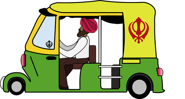 Free graphic india auto rickshaw vector