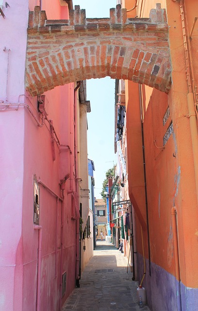 Gyde, Flerfarvet, Burano, Venedig