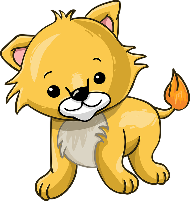 Free leo lion cub pet vector