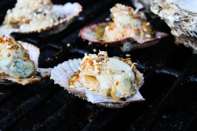 gourmet, barbecue, oysters, grilled oysters, garlic oysters, oysters, oysters, oysters, oysters, oysters, grilled oysters, grilled oysters
