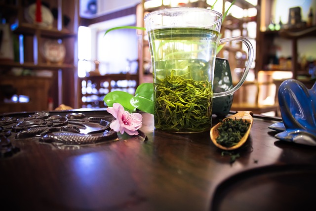 Free Green Tea Tea Art photo and picture