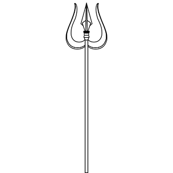 Graphic, Trident, Shiva, God, Hindu