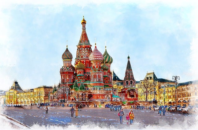 Free moscow saint basil's cathedral cathedral of the intercession of the holy mother of god illustration