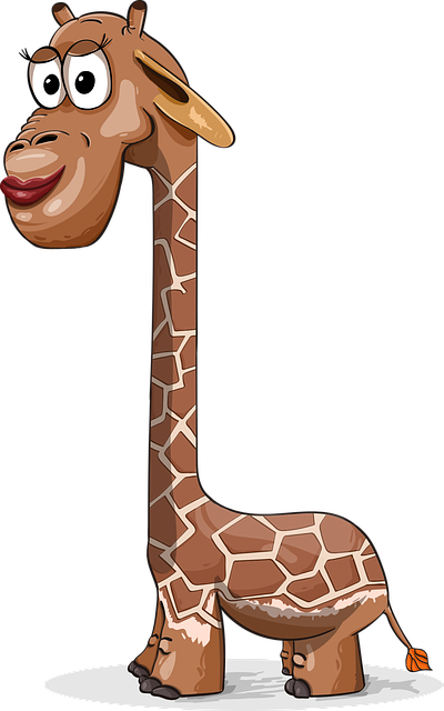 Free giraffe neck high vector