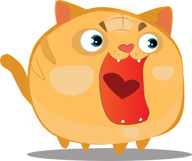 Free astonishment cat ginger vector