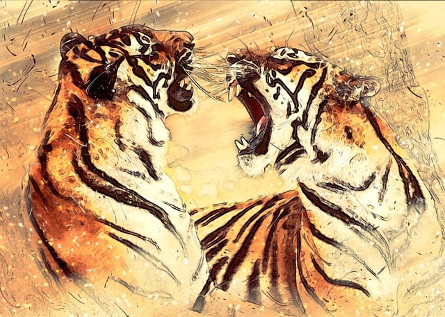 Bengalischer Tiger, Katze, Katzenartig