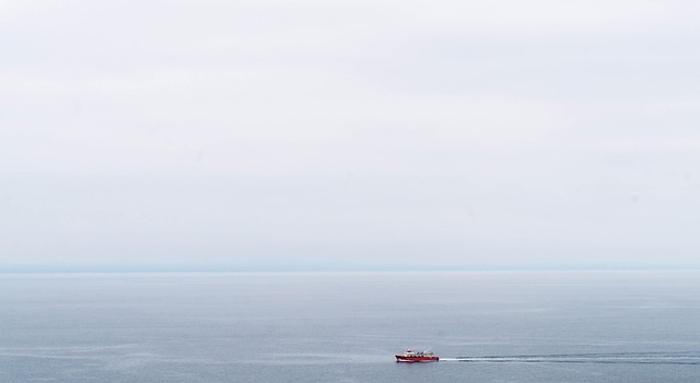 Oceano, Navio, Mar, Agua, Céu Azul