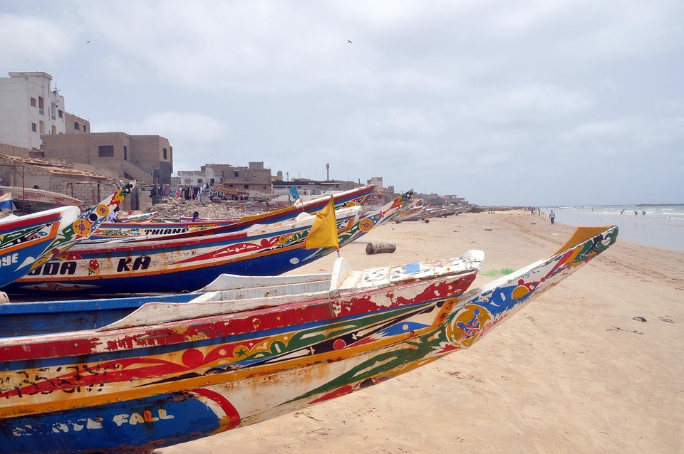 Dakar, Senegal, Orizzonte, Sun, Mare