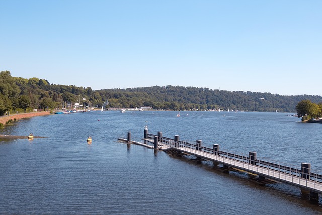 Baldeneysee, Hav, Vand, Blå, Natur