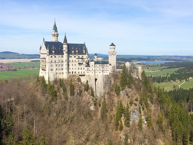 Tyskland, Slottet Neuschwanstein, Bayern