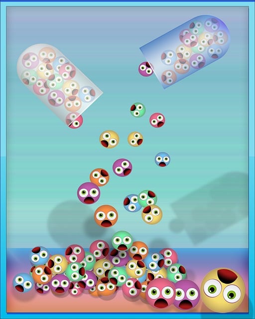 Free graphic pill emoticon vector