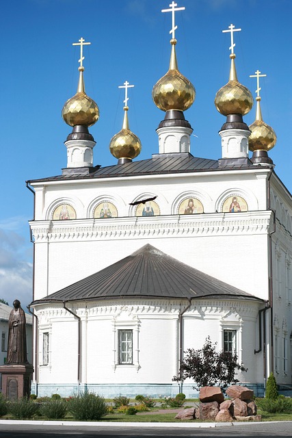 Kirche, Sommer, Sonne, Gebäude, Stadt