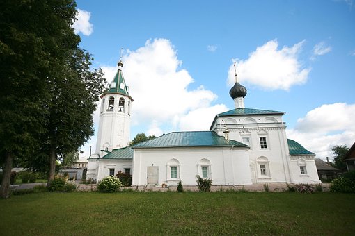 Kirche, Sommer, Sonne, Gebäude, Stadt