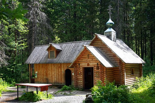 Kapelle, Wald, Kreuz, Religion
