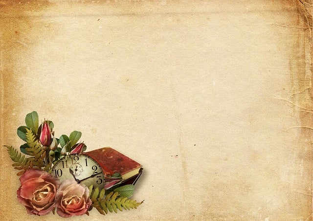 Free clock a book nature illustration