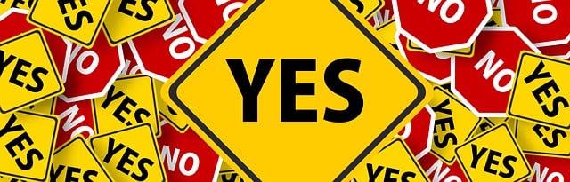 Free yes no consent illustration