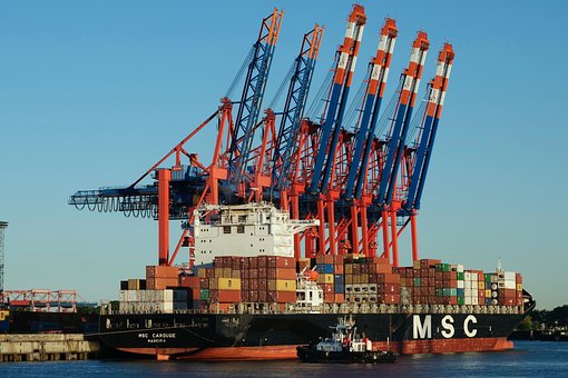 Container, Verzenden, Containerschip
