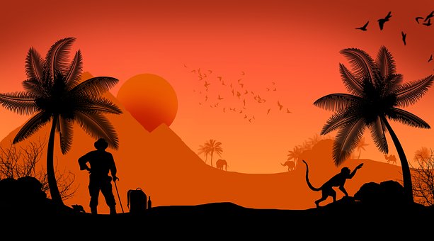 Free Desert Palm illustration and picture